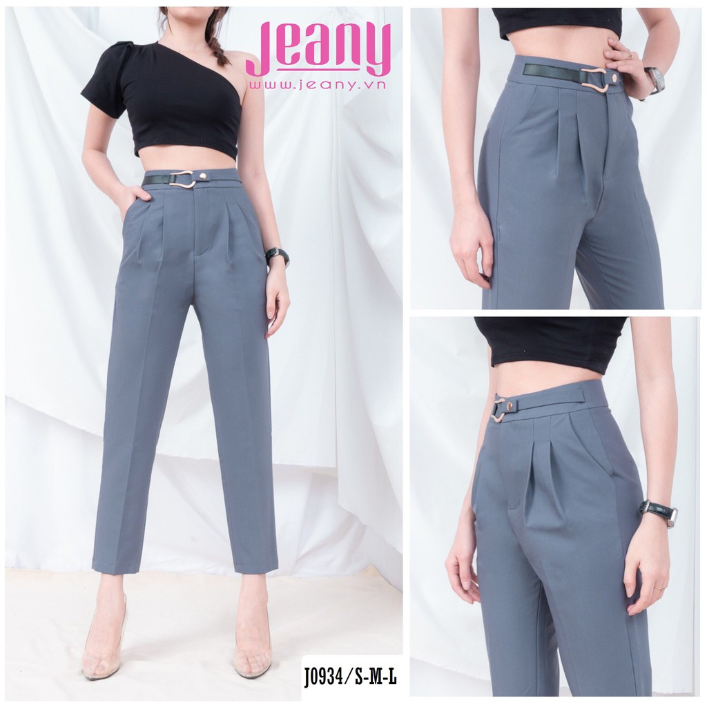 Quần Tây Nữ Công Sở Màu Xanh Đơn Giản, Sang Trọng, Thời Trang J0934 - Jeany