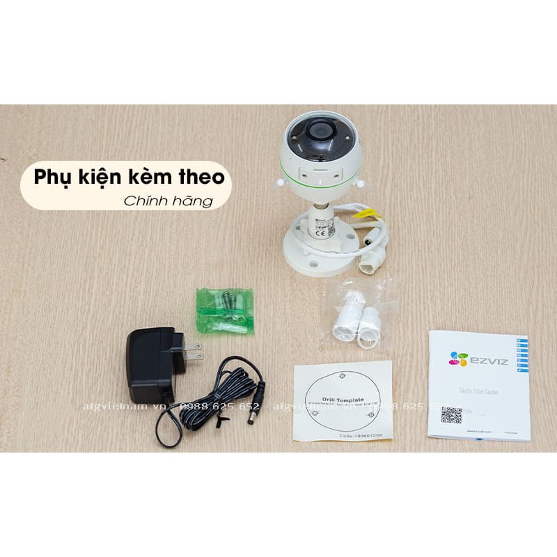 Camera Wifi Ezviz ngoài trời C3WN Full HD 1080P (2MP) - Hàng Chính Hãng - Bảo hành 2 năm | BigBuy360 - bigbuy360.vn