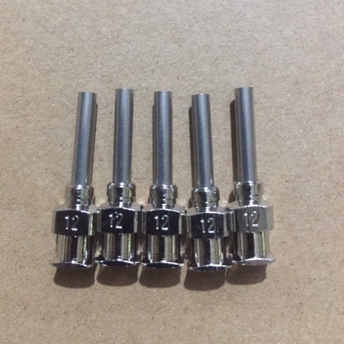 Đầu kim sắt bơm keo, mỡ hàn mũi 13mm số 10 đến 30