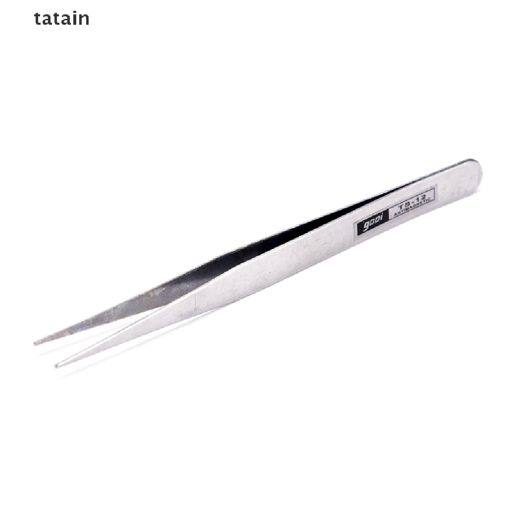 [Hàng mới về] 2 Nhíp bằng thép không gỉ chuyên dụng gắp đá trang trí móng tay CVX