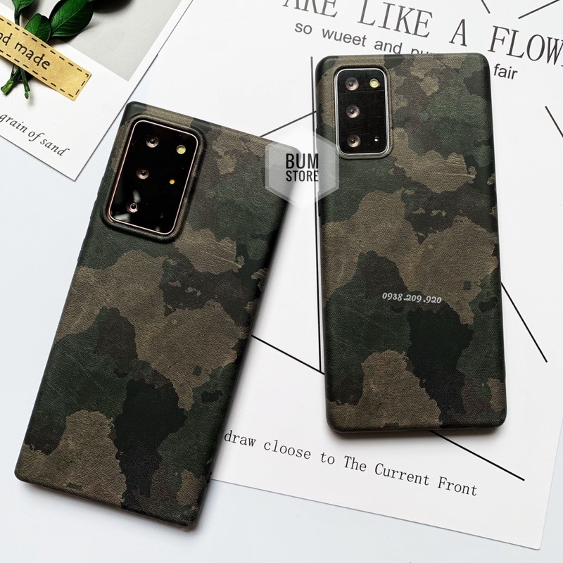 Ốp Lưng Camo Samsung Note 20 Ultra / Note 20 / S20 Ultra / S20 Plus