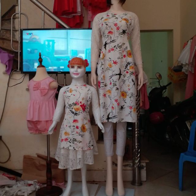 Áo dài cách tân cho bé