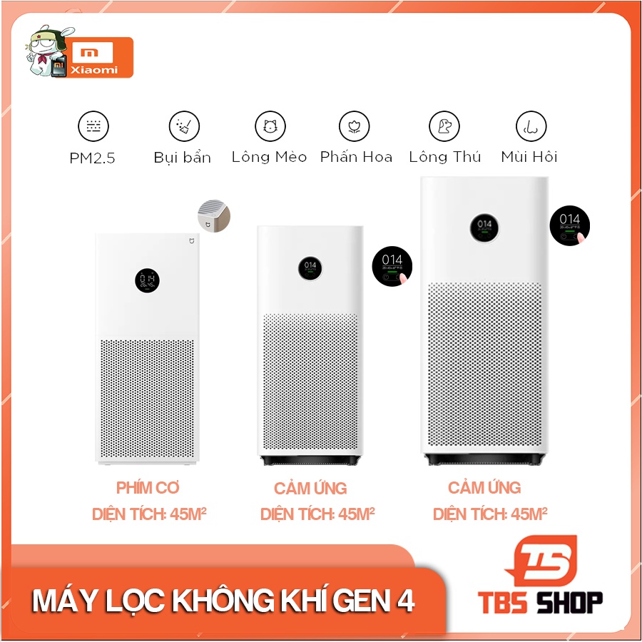 Máy Lọc Không Khí Xiaomi  Gen 4 / 4Lite / 4Pro Thế Hệ 2022 Bảo hành 12 Tháng