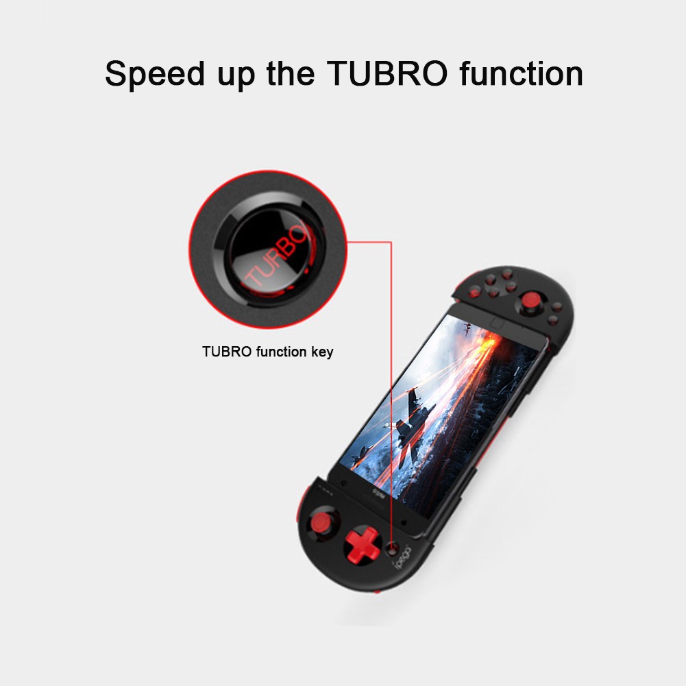 PUR For IPEGA PG-9087S Retractable Bluetooth Android IOS Direct Joystick Game Controller for PUGB