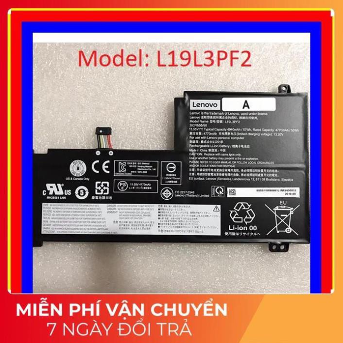 Pin laptop Ideapad 5-15IIL05 5-15ARE05 Series Notebook L19L3PF2 L19D3PF3 L19C3PF4 57Wh