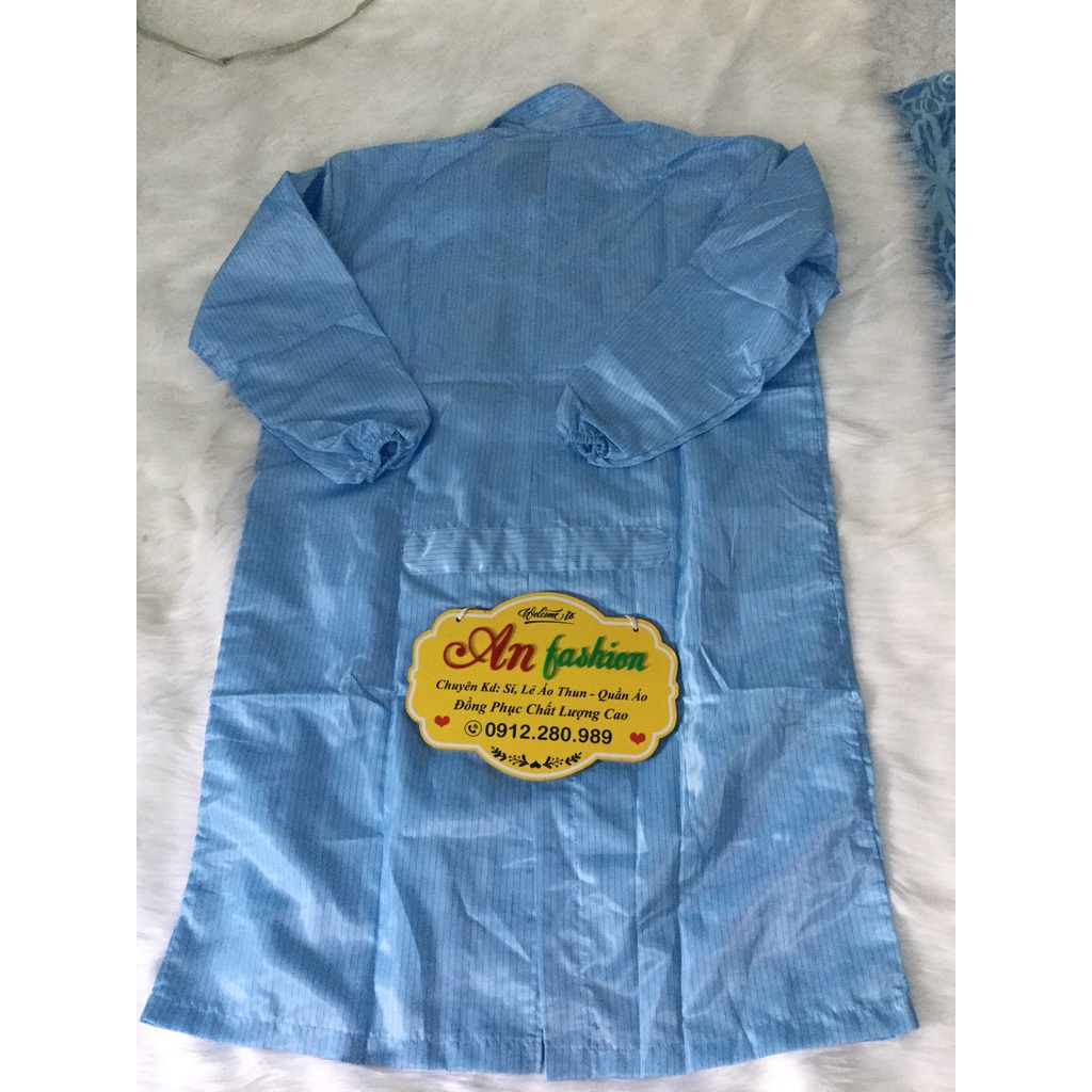 BỘ PHÒNG SẠCH (QUẦN + ÁO BLOUSE DÂY KÉO)_HÌNH CHỤP THẬT