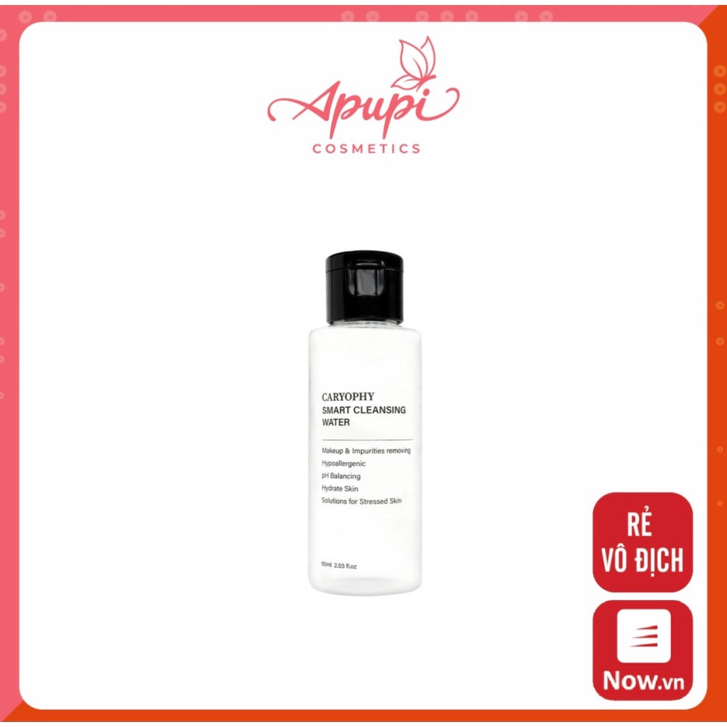 Nước tẩy trang Caryophy Smart Cleansing Water 60ml size Mini