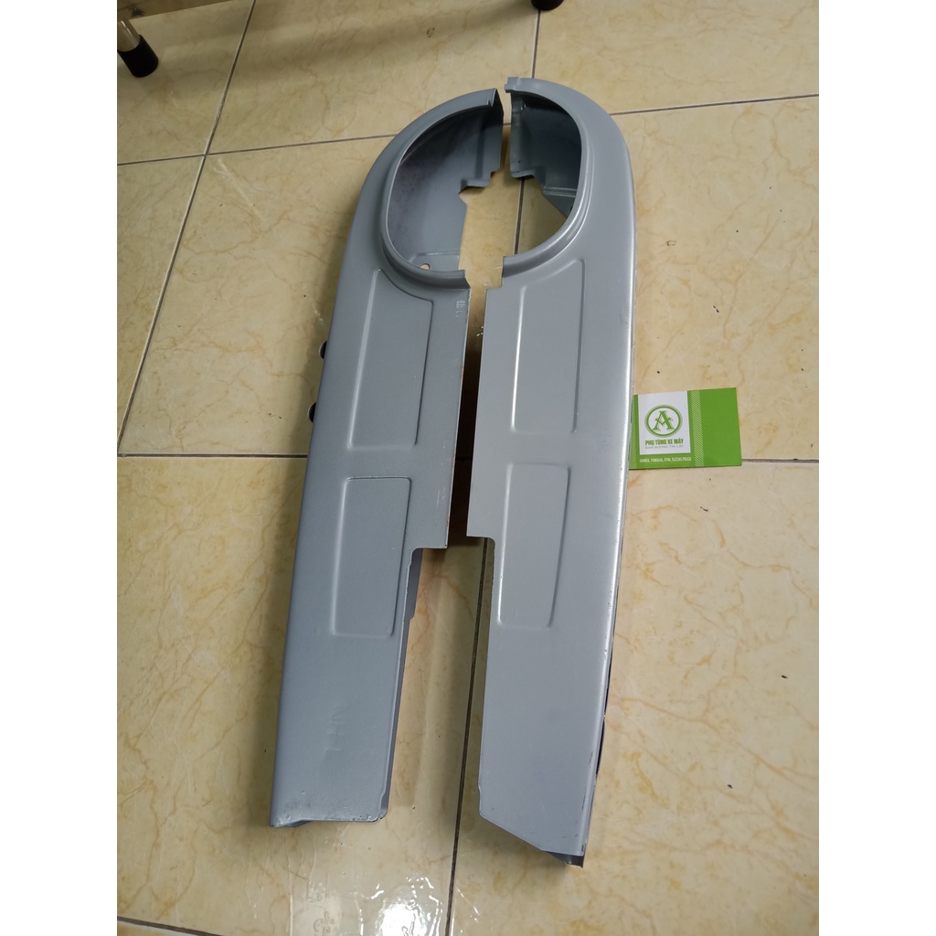 Hộp bọc xích, cacte xe Wave RSX 110 Wave S110 màu bạc / đen