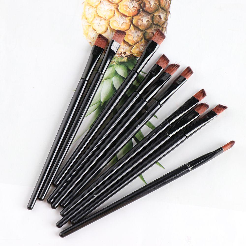 MAXG Set 10 Cọ Trang Điểm Lông Mày Lông Nhân Tạo Góc Tuyệt Vời Hữu Ích