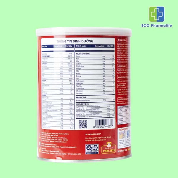 Sữa bột Enlilac Probi Red 400g: Dinh dưỡng cho trẻ bất dung nạp Lactose