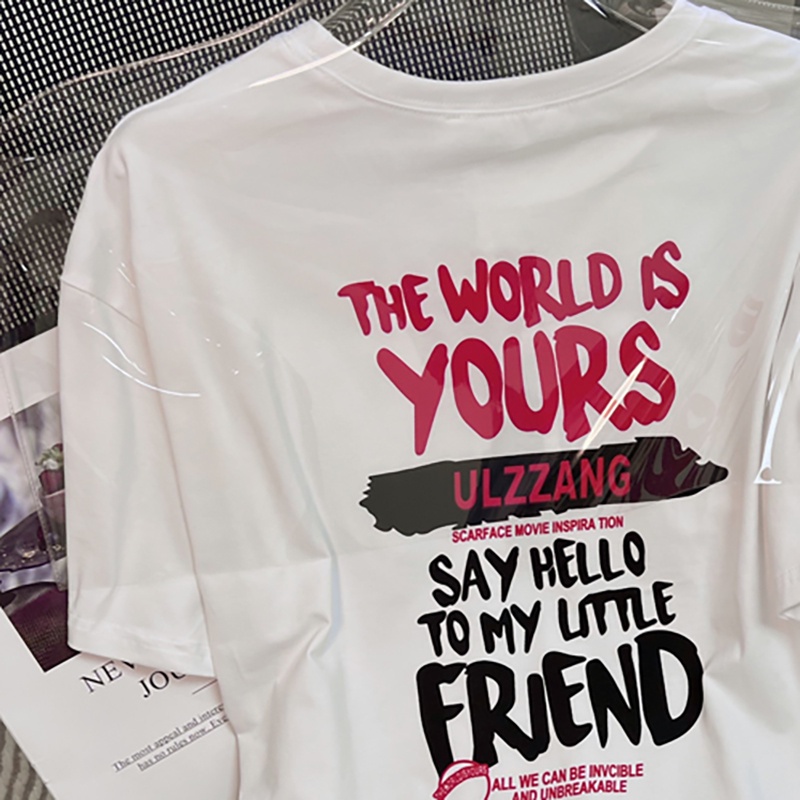 NRVP Áo Thun Tay Ngắn Cổ Tròn Thời Trang Mùa Hè Phong Cách Hàn Quốc 2022 Cho Nam Và Nữ