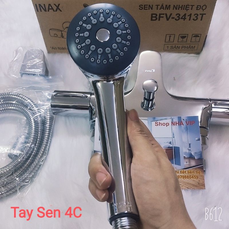 Sen tắm nhiệt độ tự động INAX BFV-3413T-4C, sen tắm nhiệt độ