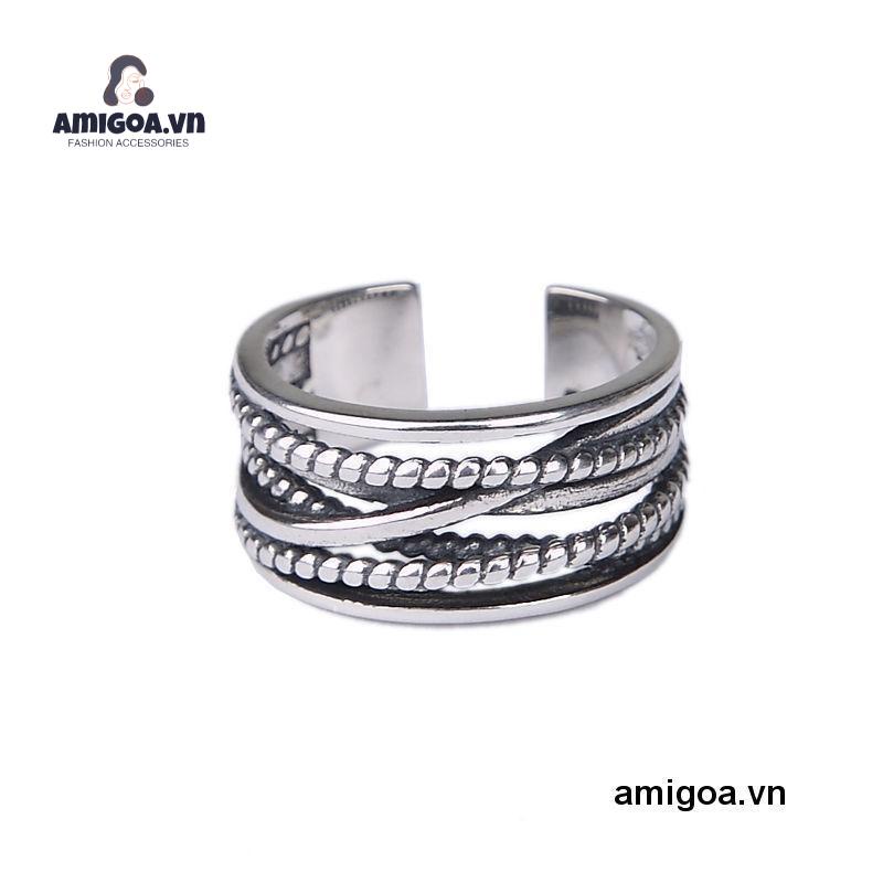 ✨✨Bộ nhẫn hình mặt cười phong cách hip hop Hàn Quốc