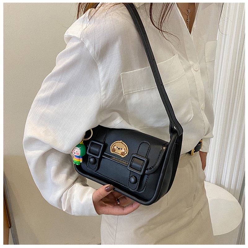 Túi Đeo Vai Hình Vuông Nhỏ Màu Trơn Đơn Giản Phong Cách retro Thời Trang Mùa Hè 2022 Gylb1579