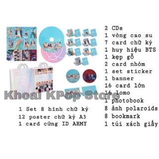 Tặng 10 kẹp gỗ+1,5m dây] combo bts 18 món love yourself “answer” gạt sang bên cạnh xem