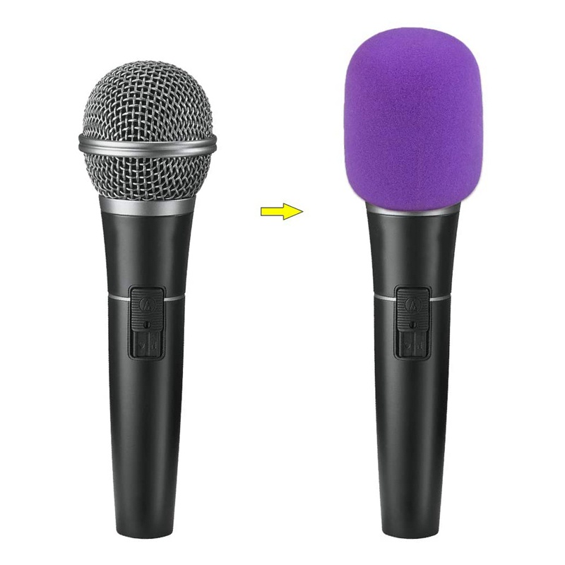 Set 50 Vỏ Xốp Chắn Gió Bọc Đầu Micro Karaoke DJ Sân Khấu