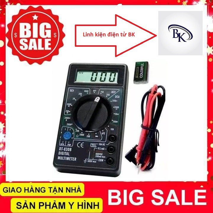 Đồng Hồ Vạn Năng DT830 DIGITAL MULTIMETER- linhkiendientubk