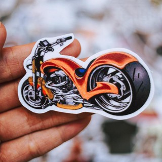 Set 100 Sticker hình dán - Harley Davidson