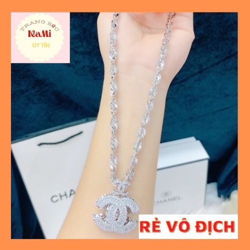 Dây chuyền ChaNeo 💎𝑭𝑹𝑬𝑬𝑺𝑯𝑰𝑷 💎 Dây xoắn phụng mặt chữ X to đẹp sáng màu