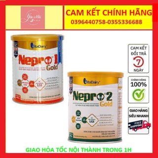 Sữa bột nepro 1-2 gold lon 400g date mới nhất