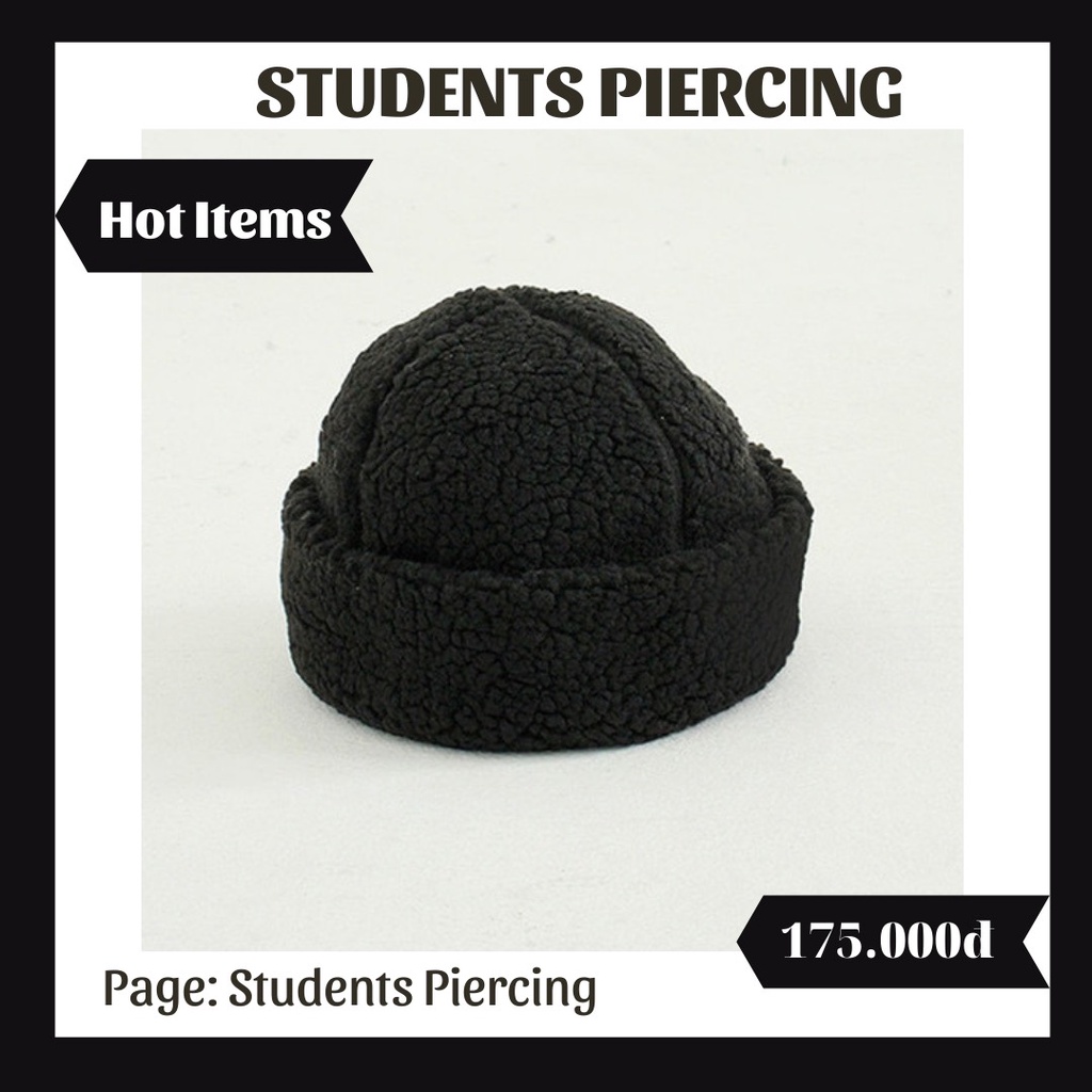 [RẺ VÔ ĐỊCH] Mũ Beanie Lông Cừu Cao Cấp - Mũ Unisex