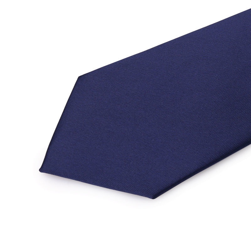 Cà Vạt Nam Bản Rộng 8cm Màu Xanh Navy Có Khóa Kéo Thời Trang Công Sở