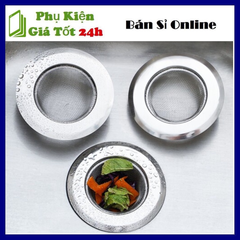Nắp chặn rác bồn rửa bát/Chén inox không gỉ loại dày cao cấp