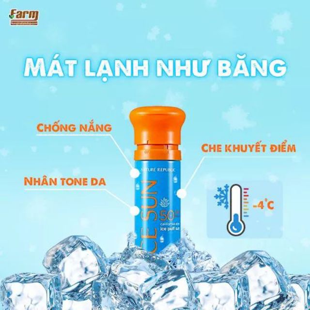 Kem chống nắng nha đam ice Sun Nature Republic