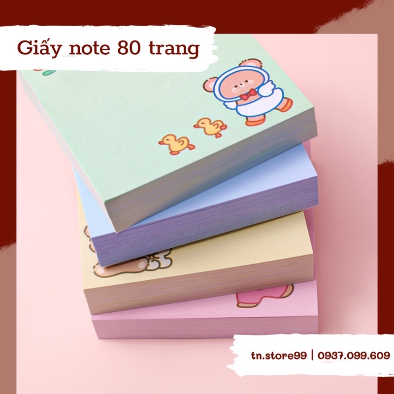 GIẤY NOTE 80 TRANG