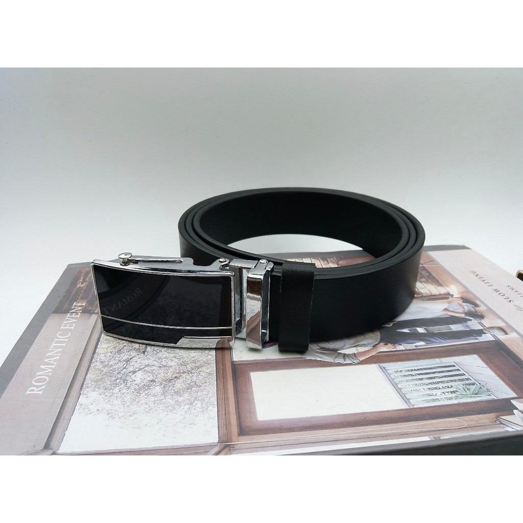 Thắt lưng nam da thật  Da bò 1 miếng khóa kim