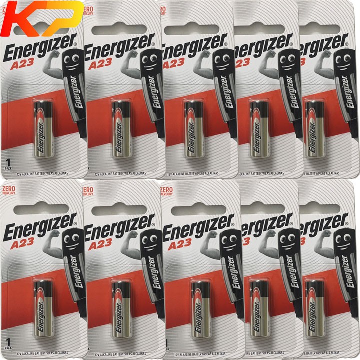 2 viên pin A23 Energizer, pin cửa cuốn A23 12V