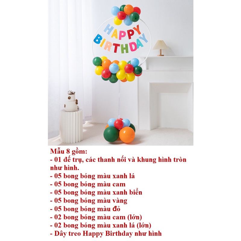 [Cho bé] Trụ bóng trang trí tiệc sinh nhật, thôi nôi cho bé