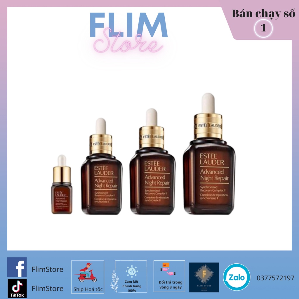 Tinh chất chống lão hóa và phục hồi da ban đêm serum Estee Lauder Advanced Night Repair 7ml 15ml