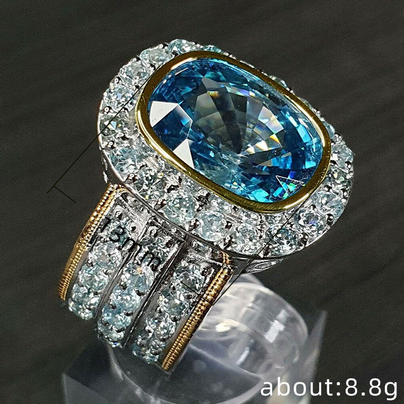Nhẫn Cưới Đính Đá Zircon Sang Trọng