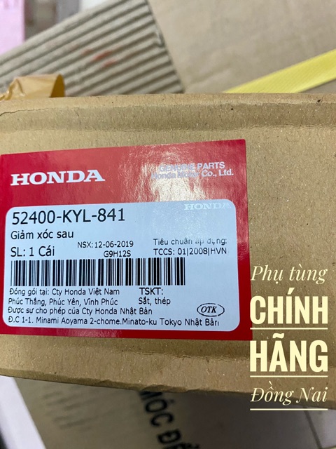 PHUỘC SAU-GIẢM XÓC SAU ZIN FUTURE X CHÍNH HÃNG HONDA-GIÁ 1 CÂY