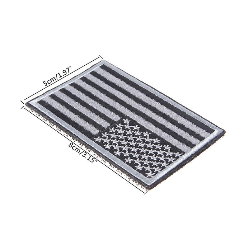 ✿ Sticker Ủi Thêu Hình Cờ Mỹ