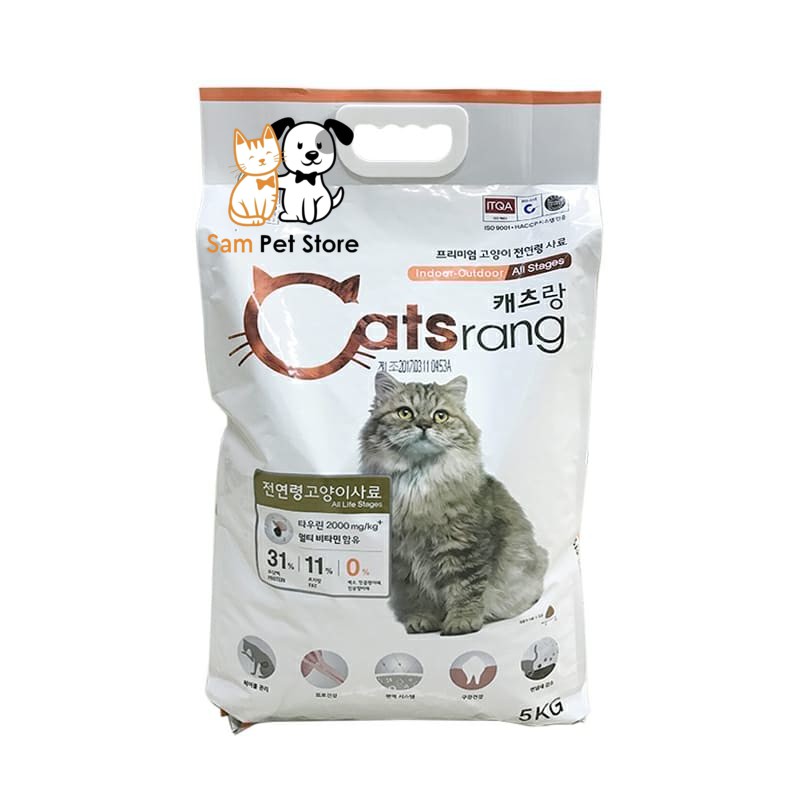 TÚI 5KG - Thức ăn hạt khô cho mèo CATSRANG Hàn Quốc - CHÍNH HÃNG