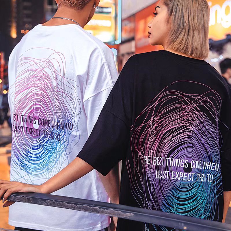 Áo Thun Tay Ngắn In Chữ M-8XL Thời Trang Mùa Hè Cho Nam