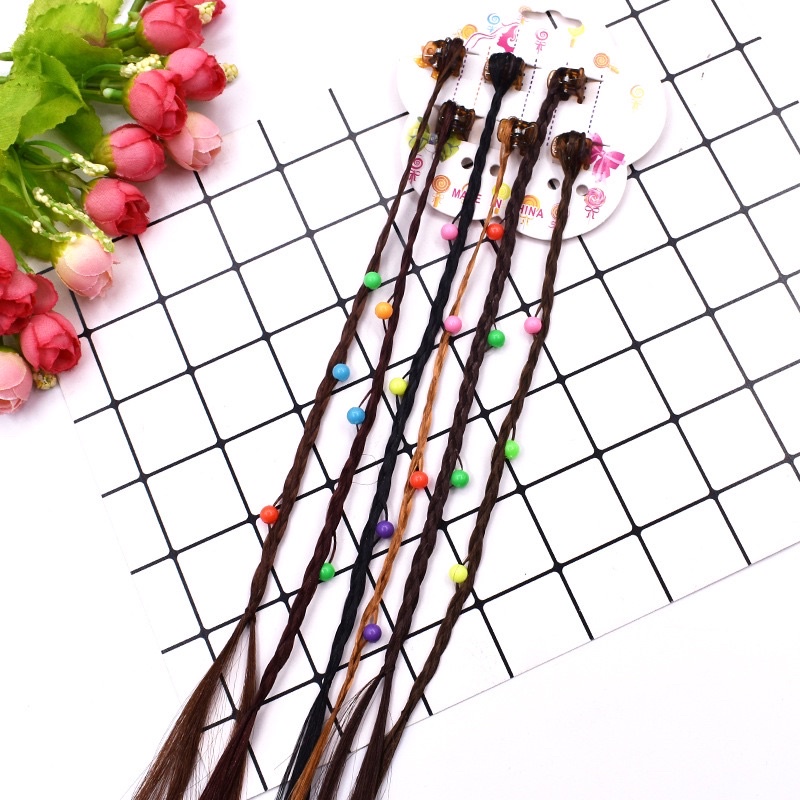 Kẹp tóc giả, tết tóc biểu diễn sâu khấu rực rỡ