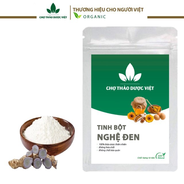 500g Tinh Bột Nghệ Đen Nguyên Chất Nhà Làm