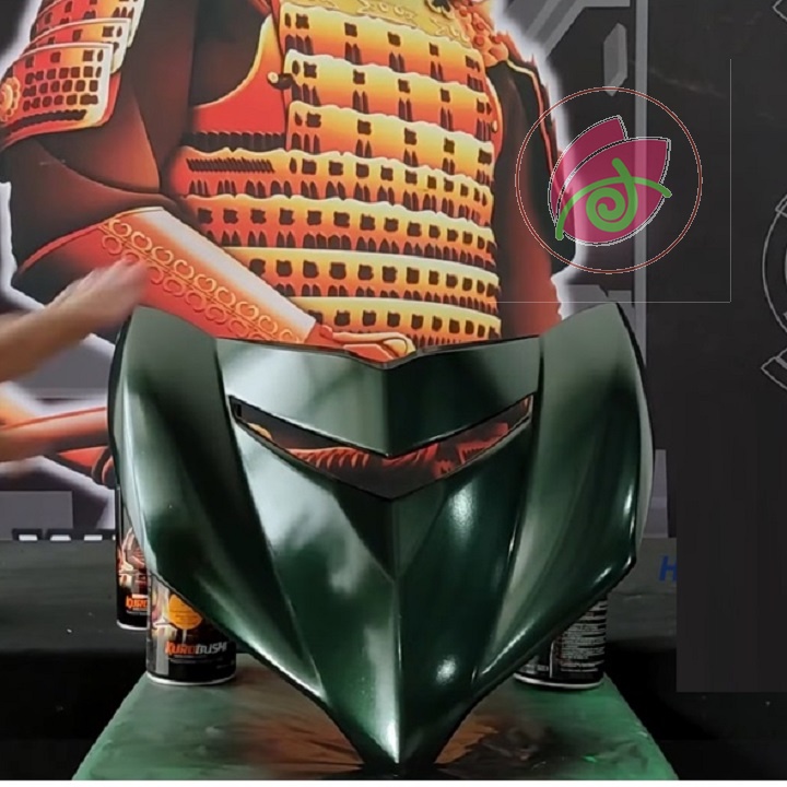 Sơn xịt SAMURAI Y9393 - màu Xanh Rêu
