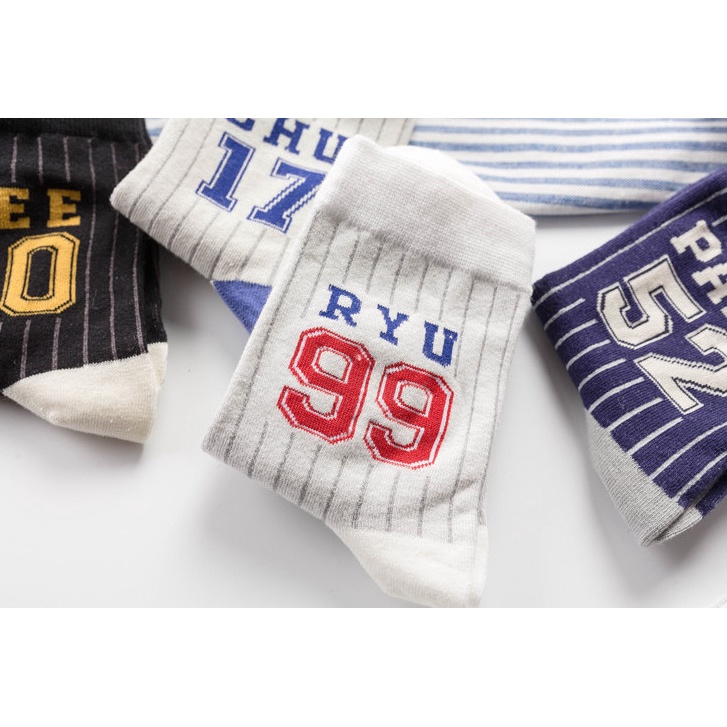 Vớ Tất Nam Nữ cổ lửng Chữ Số đủ màu phong cách trẻ trung, năng động.