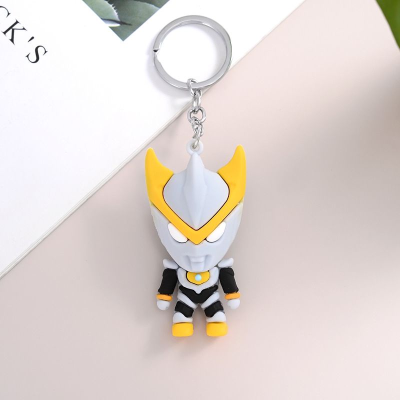 Móc Chìa Khóa Xe Hơi Hình Ultraman Cá Tính Cho Học Sinh