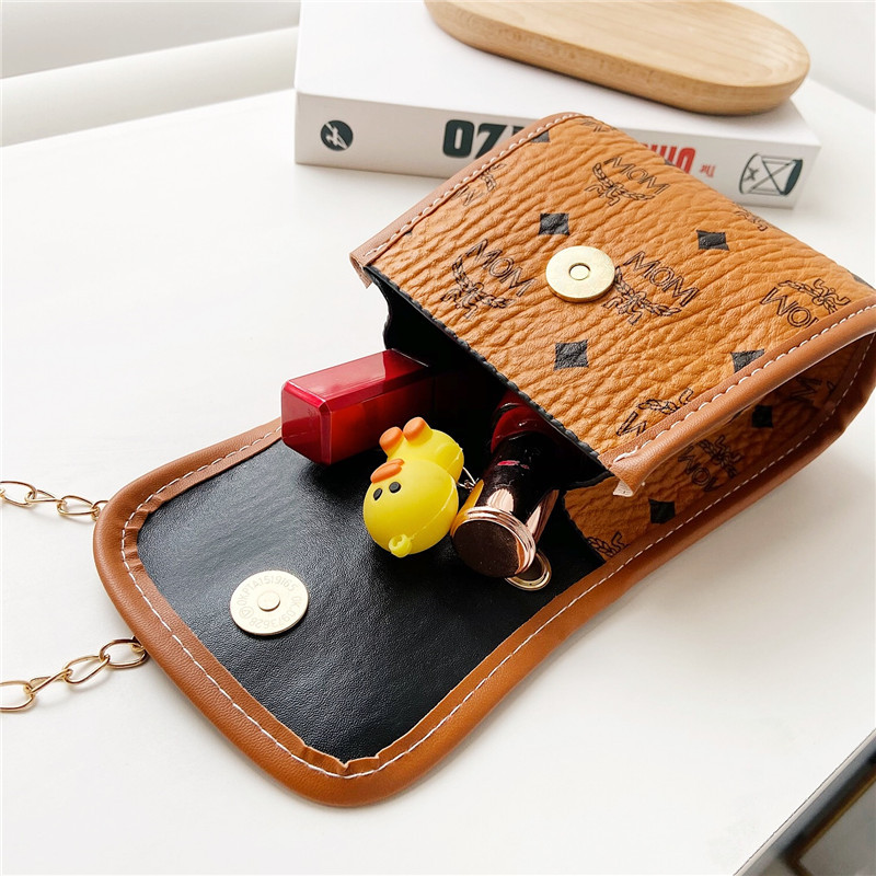 [Hàng Sẵn Sàng A156#Túi Đeo Chéo Da PU Thời Trang Cho Bé Gái