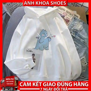 (GIÁ GỐC)  ÁO HOODIE KHỦNG LONG THẢ TIM NI35 SIÊU CUTEEE