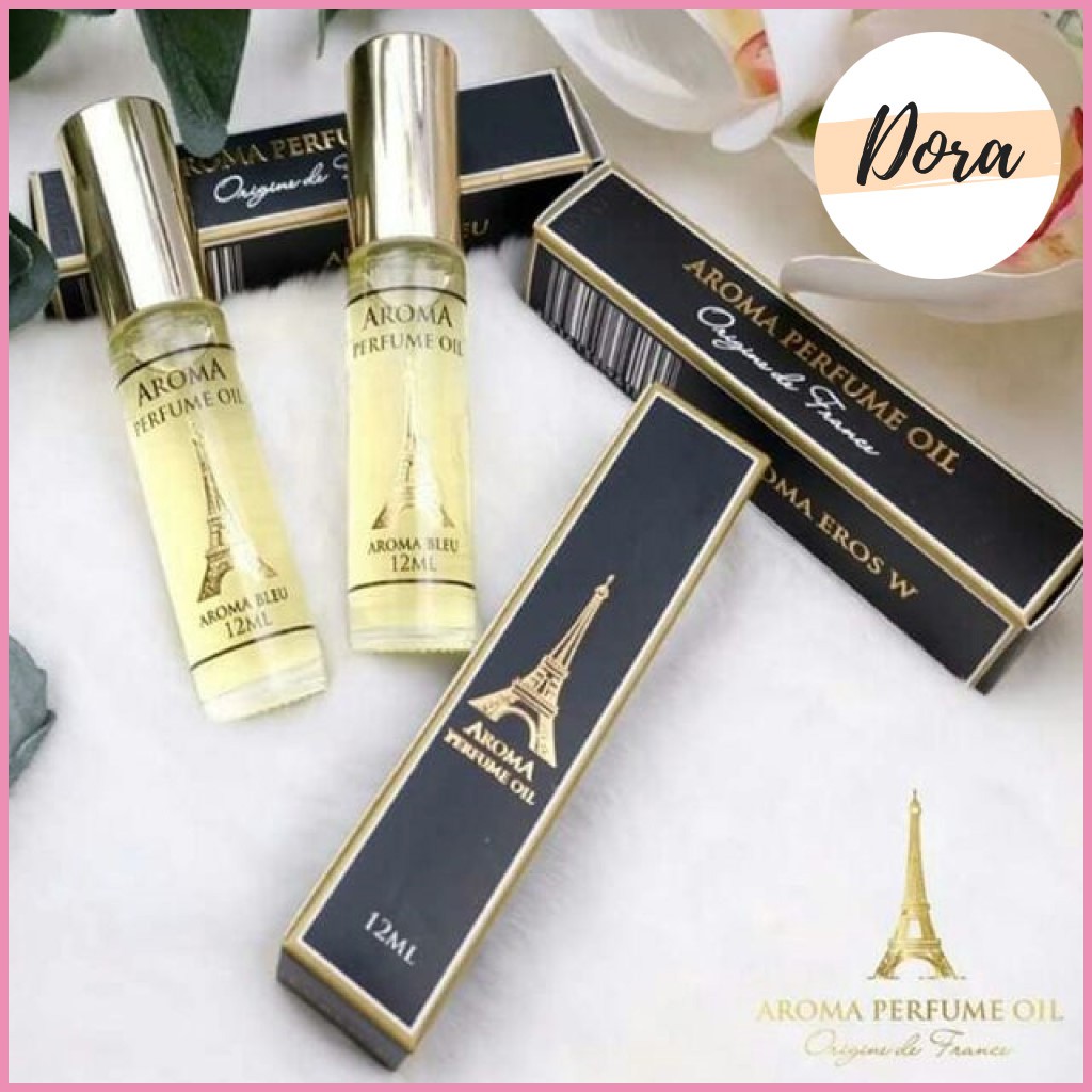 Tinh dầu nước hoa Pháp Aroma Perfume giữ hương thơm bền lâu - Tinh dầu nước hoa Pháp dạng lăn 12ml