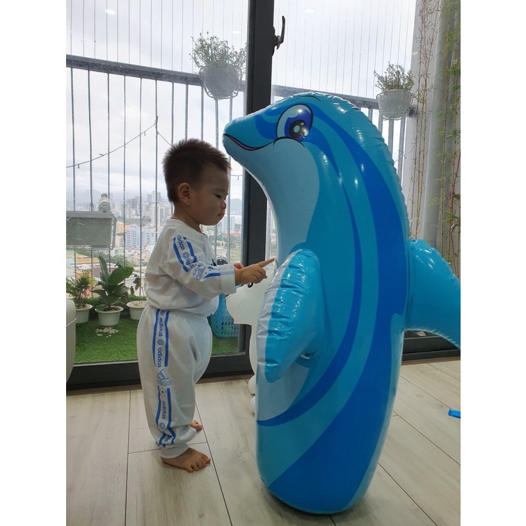 Lật đật bơm hơi đáy rỗng 44669- 3 hình cho bạn lựa chọn tặng 1 bộ vá dự phòng