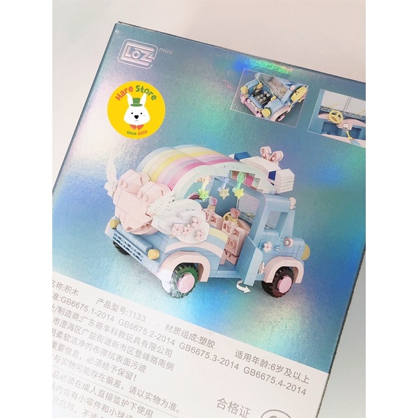 Bộ đồ chơi lắp ráp mẫu xe hơi - xe scooter - Thương hiệu LOZ
