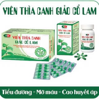 Hộp viên thìa canh giảo cổ lam- hổ trợ giảm đường huyết
