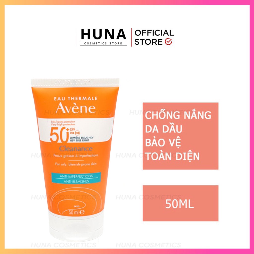 (AUTH- PHÁP) Kem chống nắng Avene Dry Touch Fluide SPF50+ 50ml
